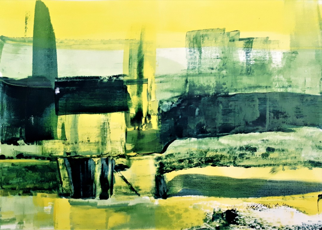 abstrakt-gelb-gruen